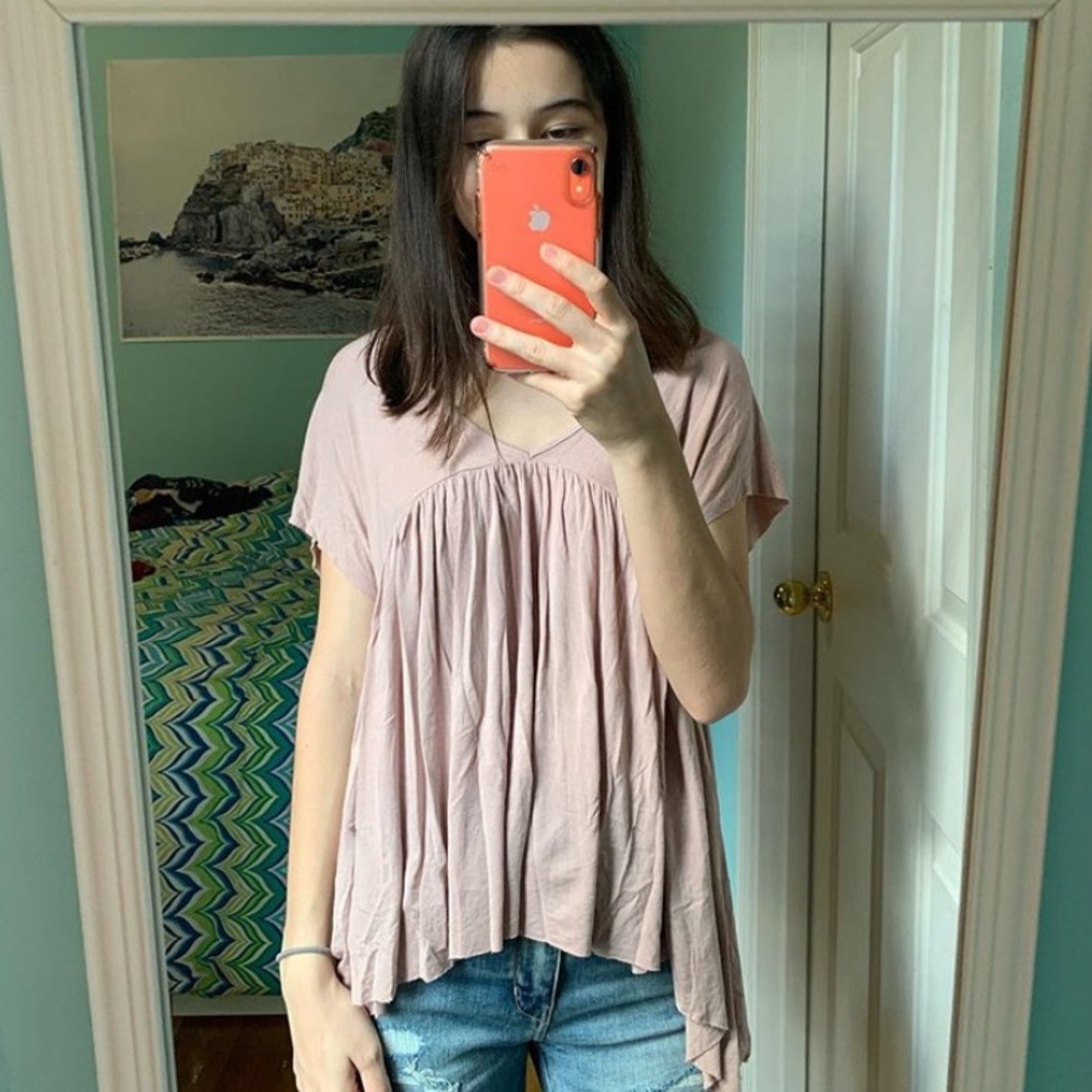 AE dusty pink top!